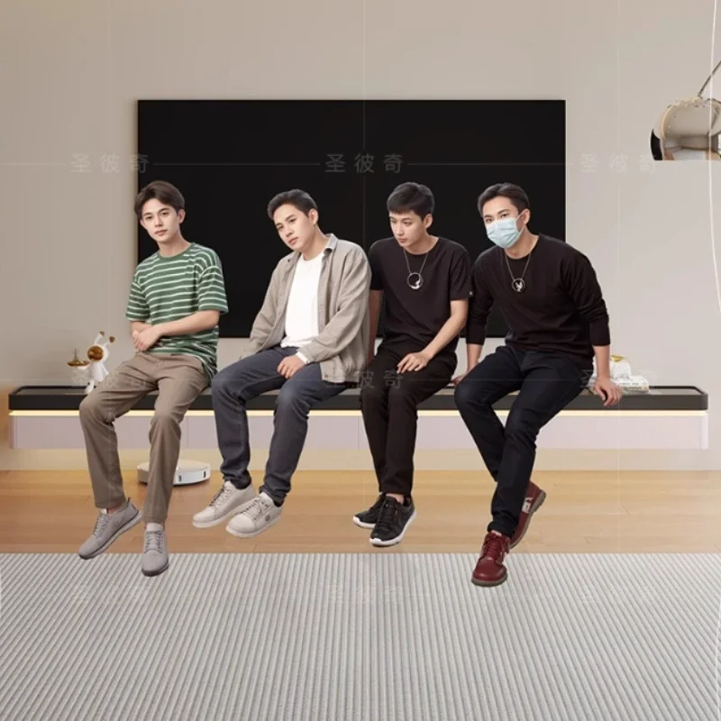 ランプ付きテレビ台、エンターテイメントセンター、インテリアテレビ、モダンテレビ、リビングルーム、サロン、ファームハウス、高級住宅家具