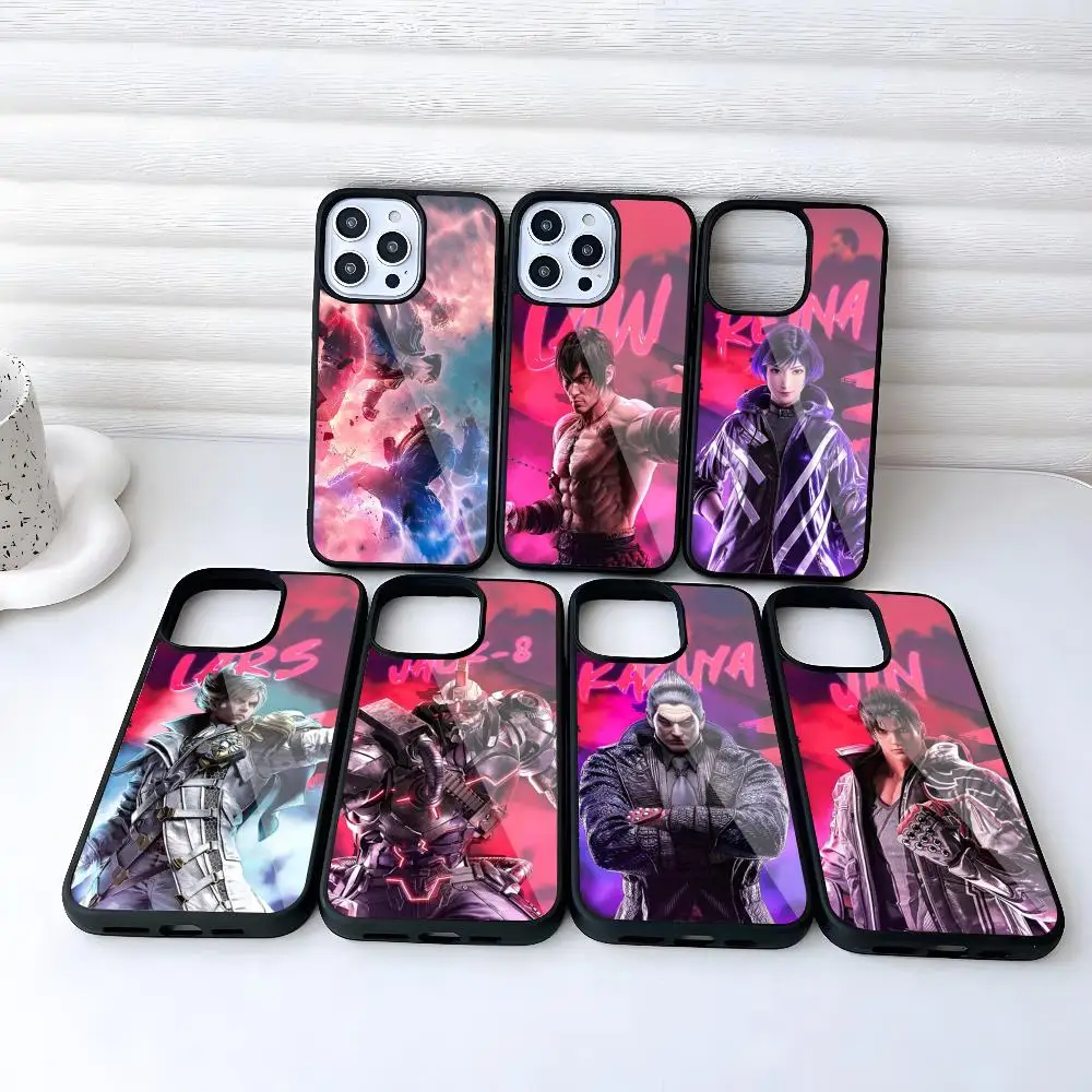 Game Tekken 8 Phone Case for Iphone 16 15 14 13 12 11 Pro Max Mini 8 Plus Se Xr X Xs 2020 PC+TPU Cover