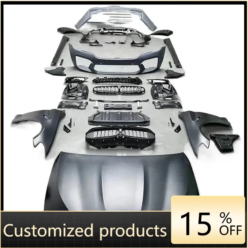 - G0 Body Kits Upgrd G0 LCI M Style PP Material Front Bumper Rear Bumper Side Skirts Body Kit