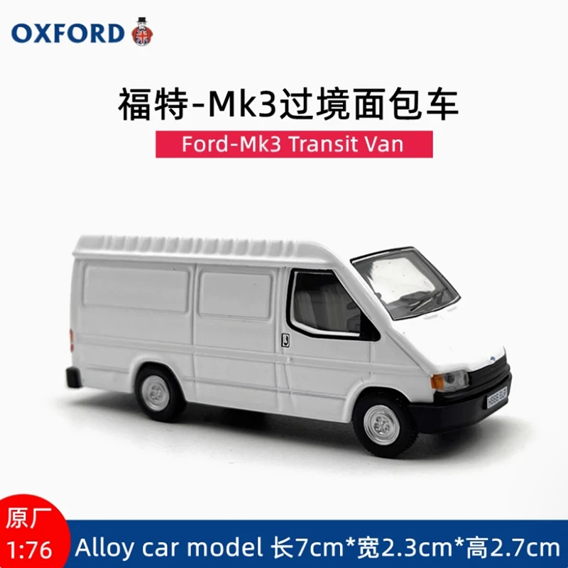 

OXFORD 1: 76 Scale Classic Car Mk3 Transit Van Alloy Car Model Decoration Collection Display Toy Gifts Souvenir