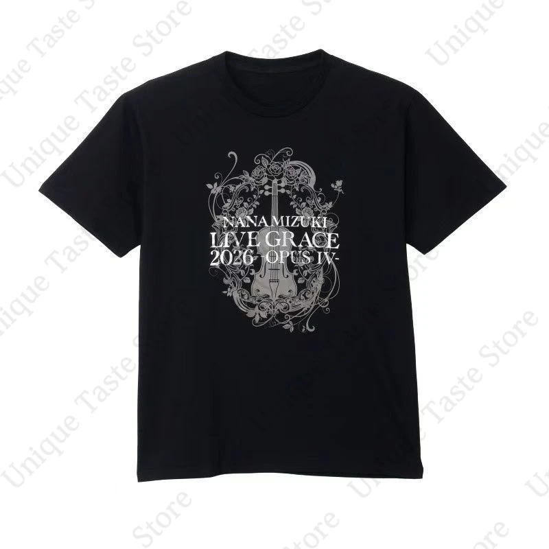‌Nana Mizuki T Shirt LIVE GRACE 2026 Same Print Fans T-shirt Men Women Summer Comfortable Pure Cotton Short Sleeve Tee Tops