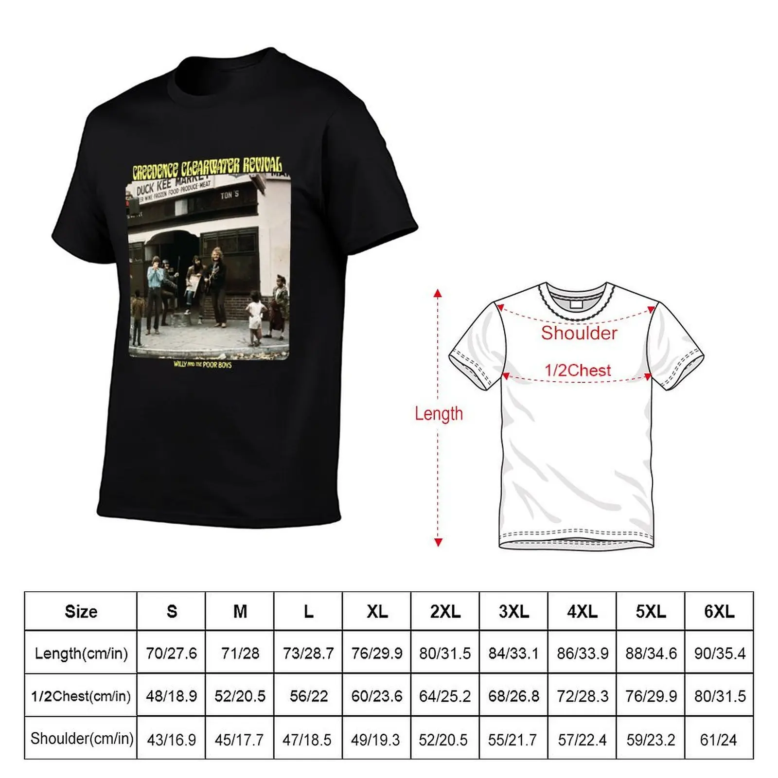 Creedence-Clearwater-Revival- T-Shirt croswit shirt man essential t shirt men t shirts