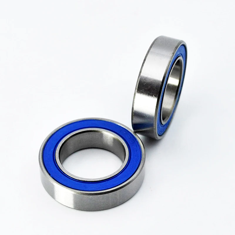 2pcs Hybrid Ceramic 17287 2RS Bearing 17x28x7 mm MR17287 RS Silicon Nitride 17mm Inner Diameter Bike Bicycle Ball Bearings