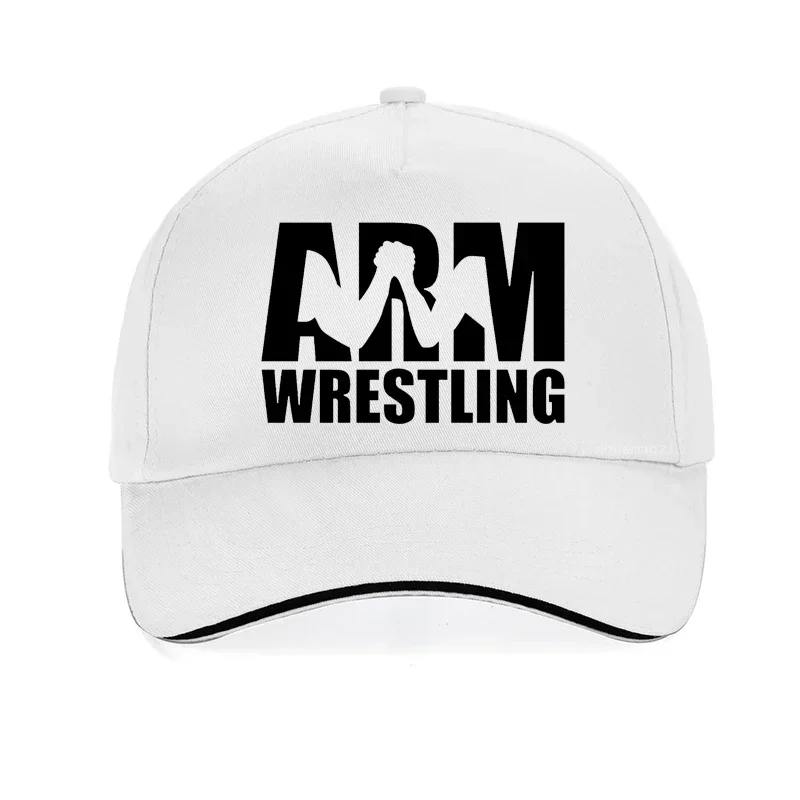 Funny Arm Wrestling man hat Unisex Graphic Casual Cotton baseball cap Competitive competition wrestling gorras hats Snapback