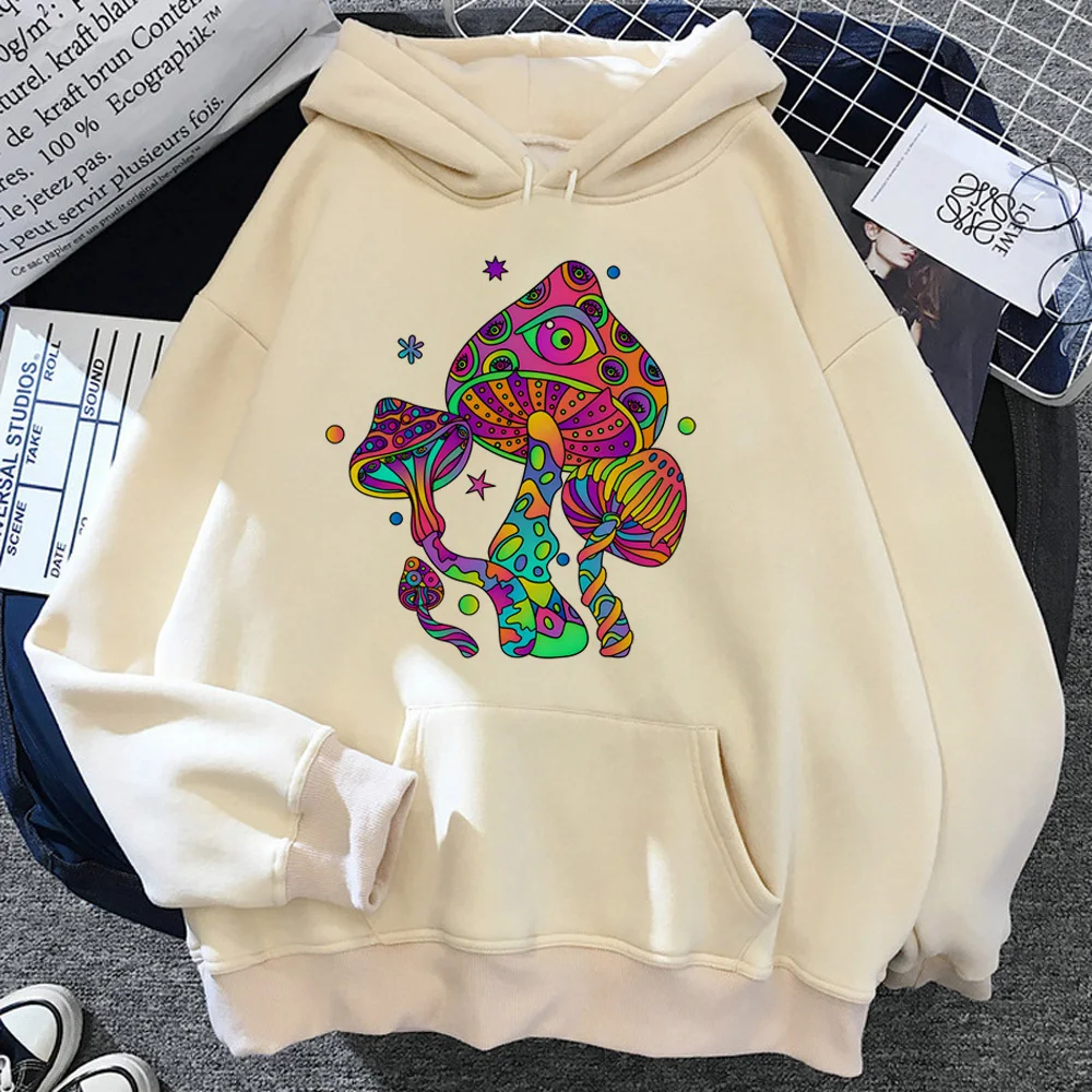 Psychedelic Alien hoodie graphic modern style Y2K streetwear clothes for teens anime women pullover comic winter