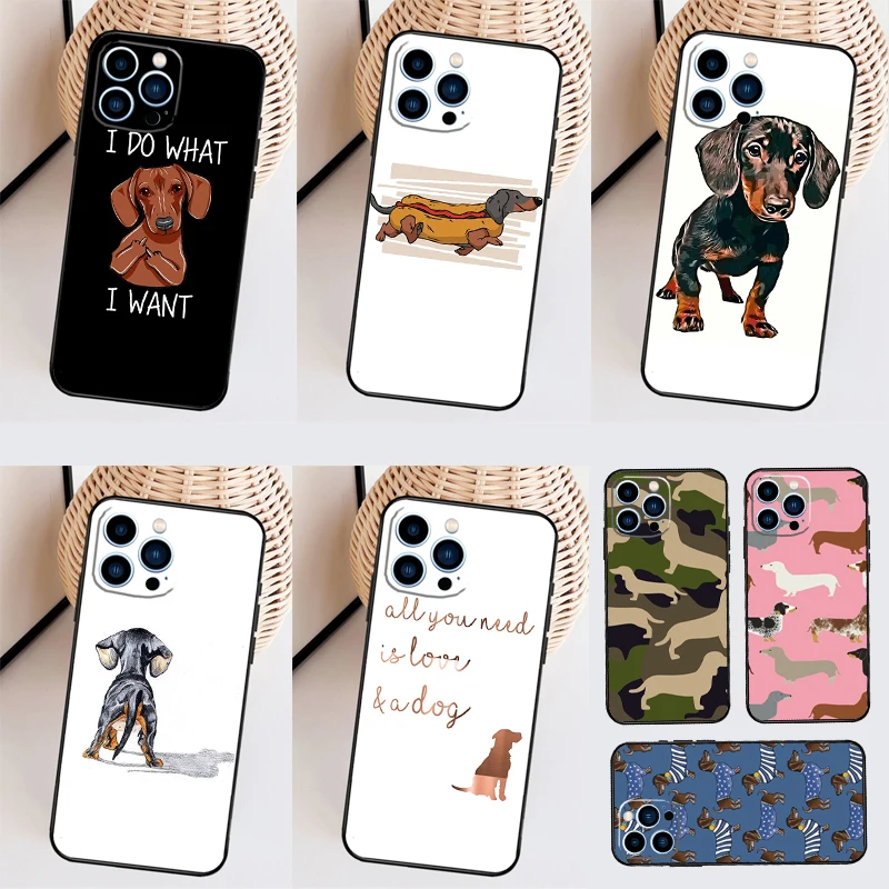 Funda para Honor Magic 8 5 6 7 Pro con diseño de perro Dachshund Teckel Dackel, para Honor 200 400 70 90 Lite X8c X8b X9a X9b X9c X9d Win RT