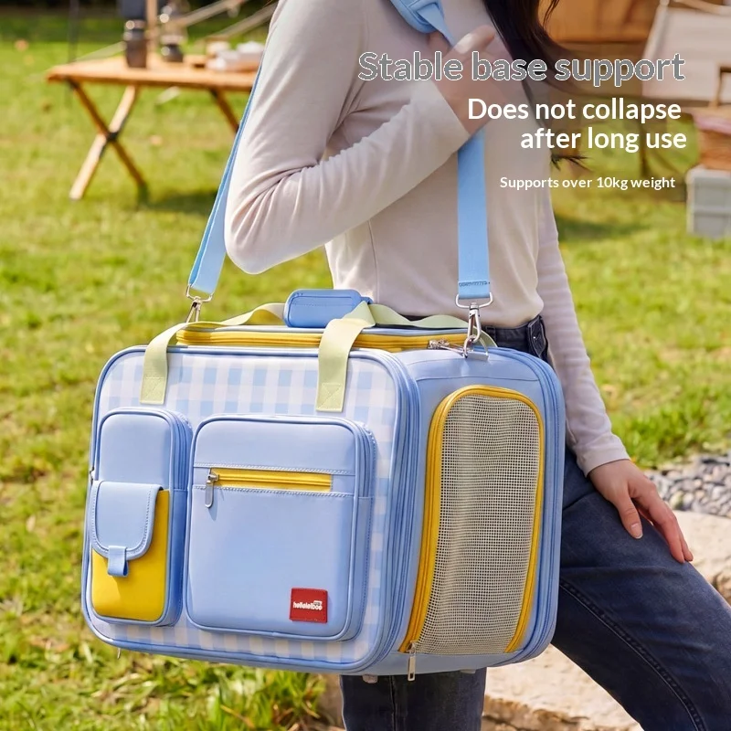 Bolsa de transporte transpirable para perros y gatos ligera de viaje - imagen 5