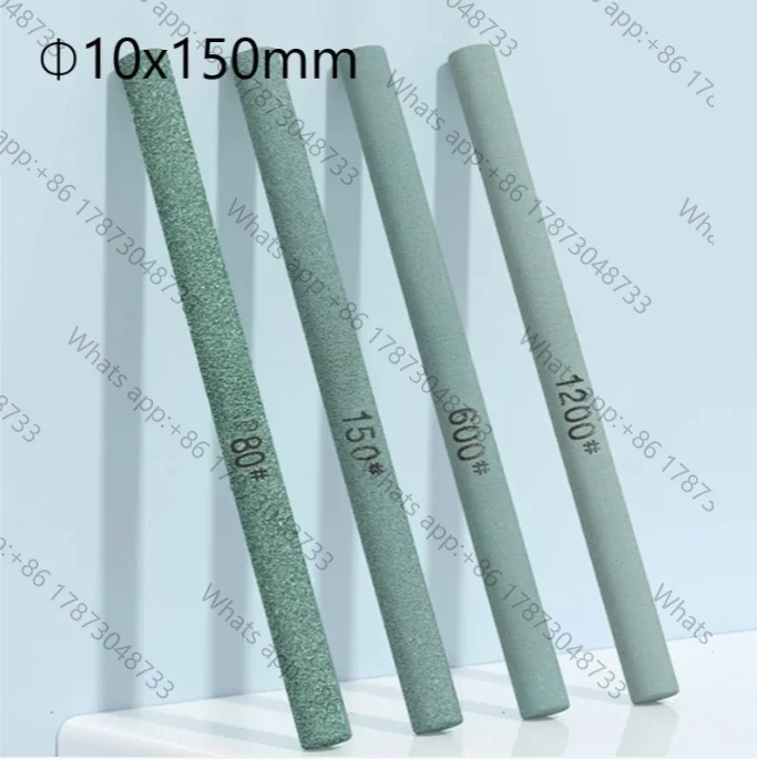 5pcs Round Φ10*150mm  Knife Sharpener Whetstone Fine Grinding Polishing Oilstone Strip for Stone Grits80~3000