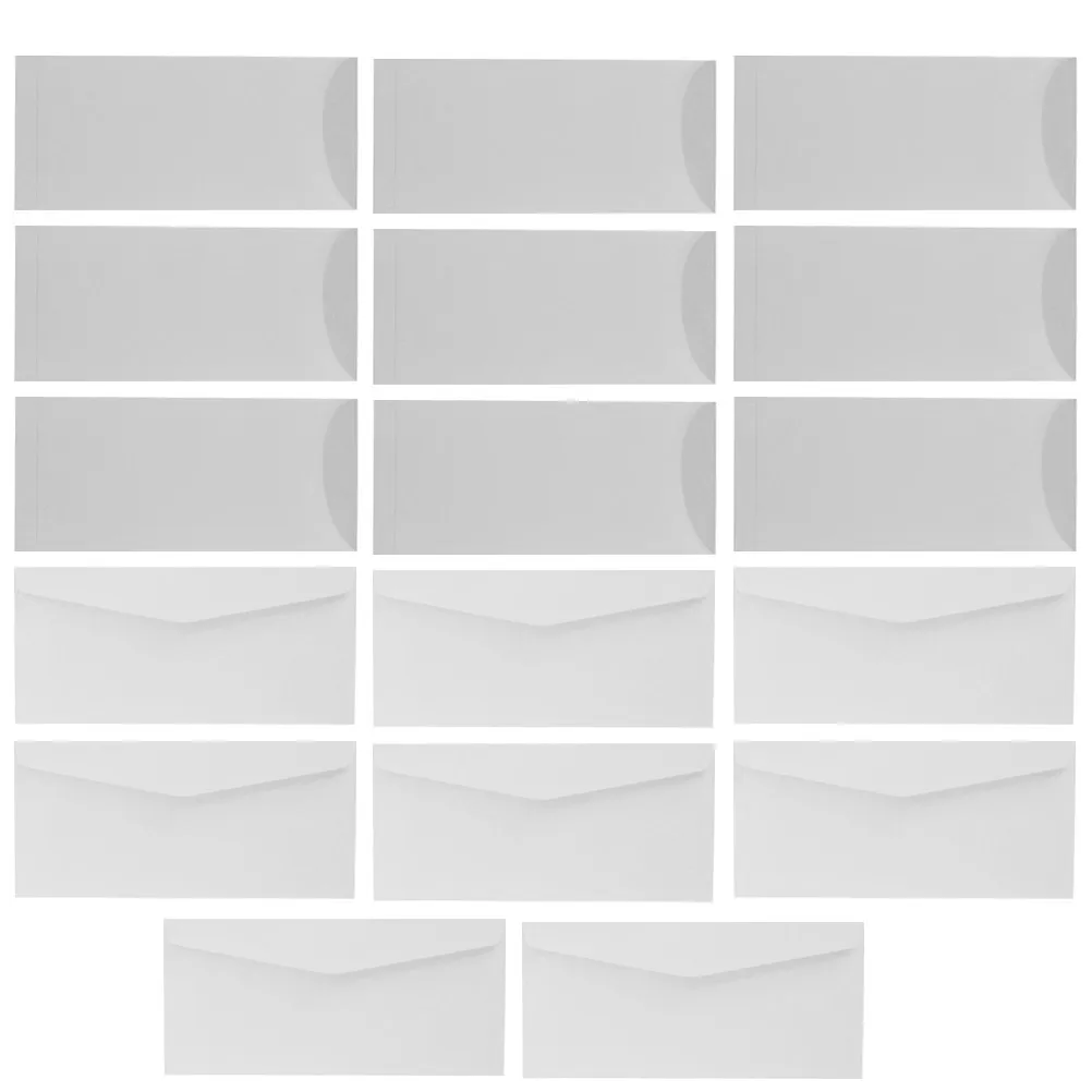 

40Pcs White Envelopes Blank Invitation Envelops Cash Envelops Thick Paper Envelopes for Wedding Cards and Small