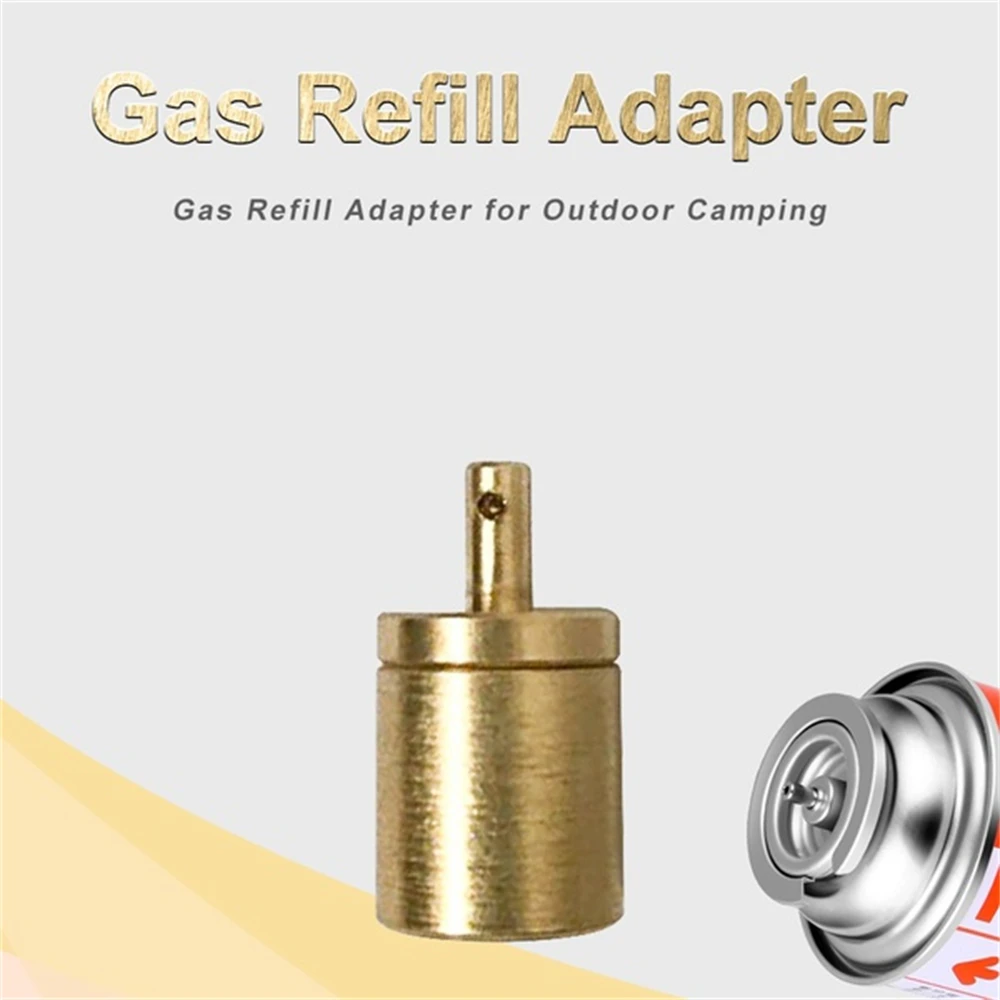 

Durable Portable Inflate Butane Canister Tank Accessories Hiking Refill Adapter Gas Cylinder Gas Refill Stove Adaptor
