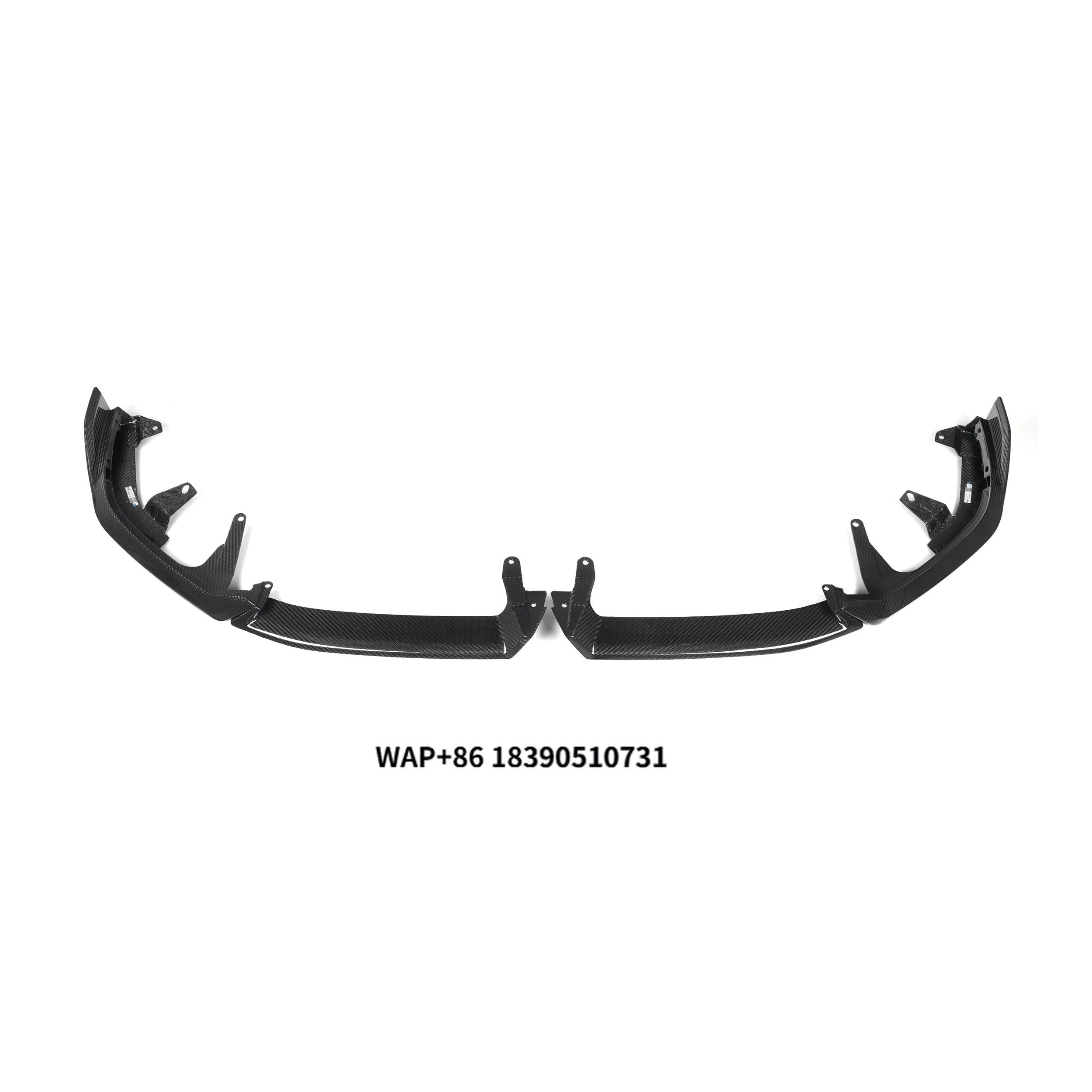 

Dry Carbon Fiber Car Parts MP Style Gloss Black Front Lip Front Bumper Lip for 5 Series Four-door G60 2024+