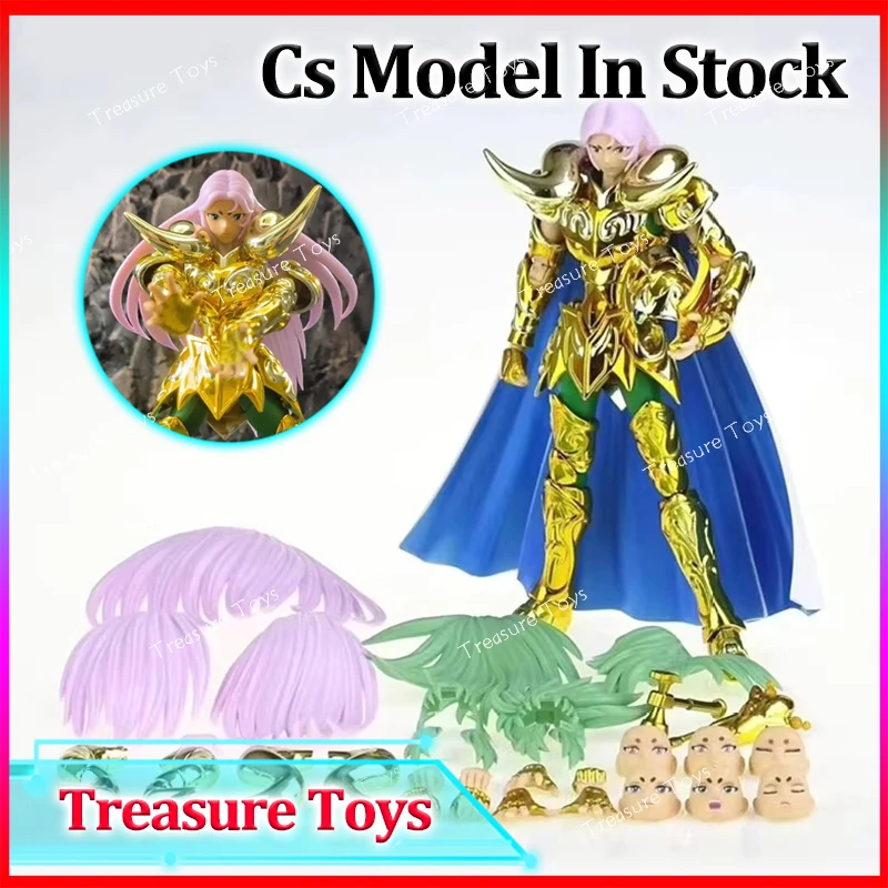 Cs Model Saint Seiya Myth Cloth Ex Aries Mu Shion Head Knights Of The Zodiac Anime Action Figure Figurine Kids Custom Toys Gifts