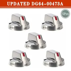 DG64-00473A Top Burner Control Dial Knob Range Oven Replacement for Stove Burner Oven (5 Pack)