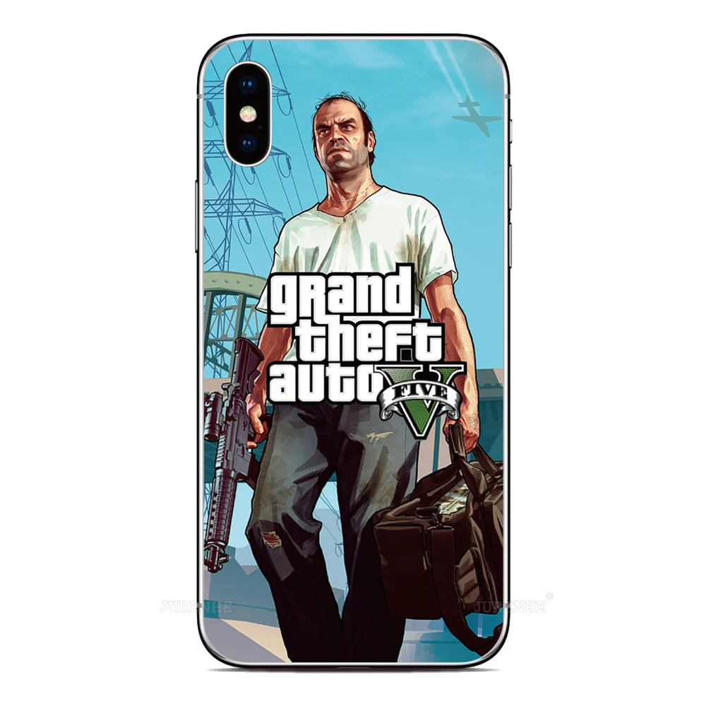 GTA Phone Case WIKO T20 T60 T50 T10 T3 View 2 3 4 5 Lite Y50 Y60 Y70 Y80 Y51 Y61 Y81 Y82 Y52 Y62 Plus Power U30 U20 U10 Cover