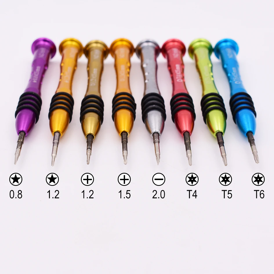 S2 Professional Full Metal Magnetic Screwdriver Repair Tool 0.6Y Tri wing 0.8 Pentalobe 1.2 1.5 Phillips Y for PC iPhone Samsung