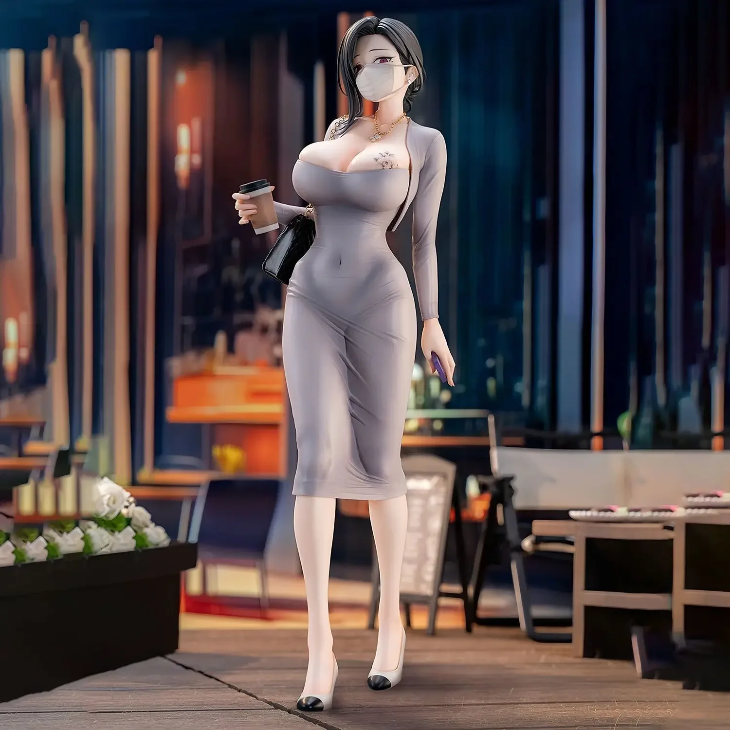 

K Pring Dongtan Style Pretty Girl GK Figure | TOHO Merchandise | Fashion Action Figures H Figures 18 Toys