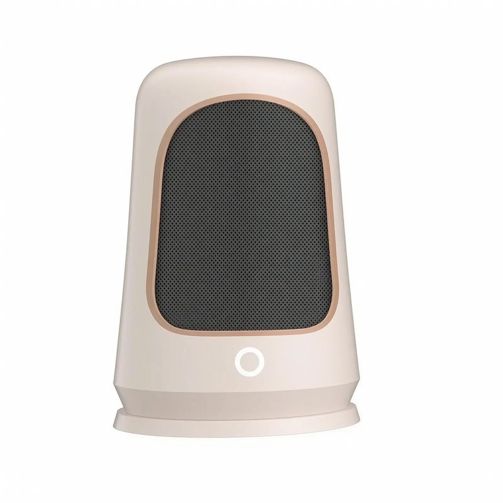 Efficient Desktop Heater PTC Ceramic Element Two Speed Fan Quiet Personal Warmer for Small Room Desk