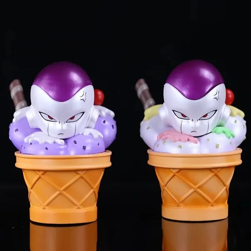 Super Saiyan Q Version Summer Ice Cream Cone Frieza Model Figure Ornament Boxed Action Figure