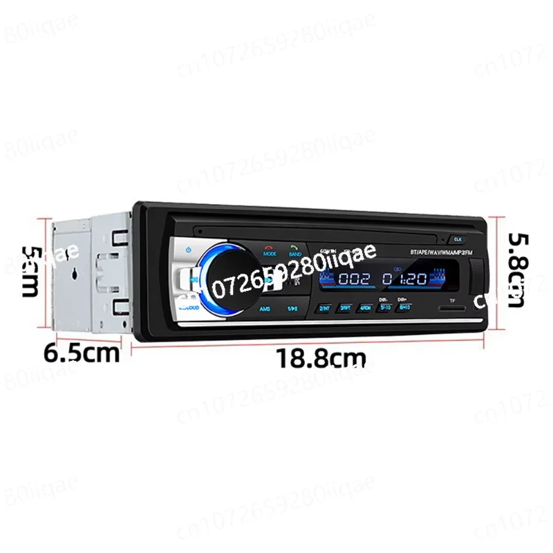 Car Mp3 Player 7388 4x60W Power Radio Audio 12V-24V Optional BT/USB/TF/AUX 1Din OEM/ODM