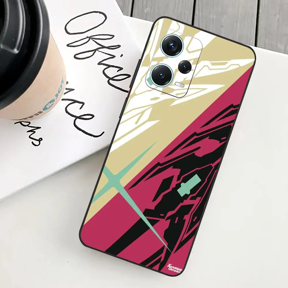 X_xenoblades Phone Case For Redmi Note 13 Pro Plus 12 11 A3X A1 A2 13C 12C Black Cases