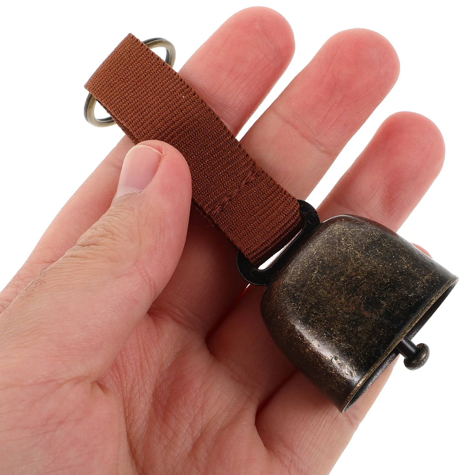 2 Buah Lonceng Pelacak Hewan Peliharaan, Lonceng Beruang yang Keras, Lonceng Webbing Luar Ruangan dengan Gesper, Lonceng Kecil untuk Kalung Anjing, Anti Maling, Pembuat Suara untuk Hiking