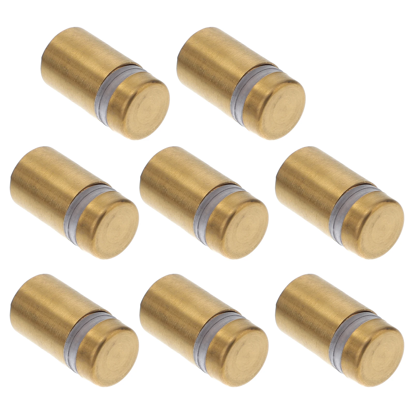 

8 Pcs Stainless Steel Advertising Nails off Black Hardware Sign Holders Screws Wall Glass Acrylic Support Reliable Easy