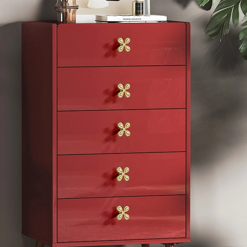 Nordic Gold Clover Drawer Handle Luxury Minimalist Cabinet Knob