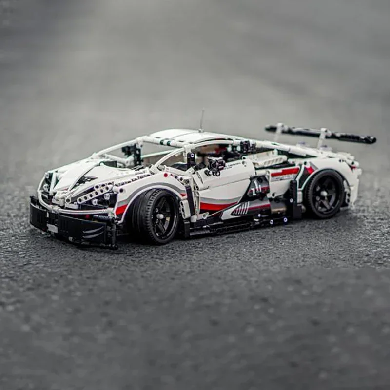 Car Serie Moc Building Blocks Classic Huracan GT3 EVO Car Model Technology Bricks Legendary Sportscar DIY Toys For Kids Children