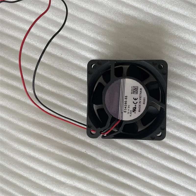 

E34390-55 12V 0.22A Chassis Cooling Fan 2 Lines Fan