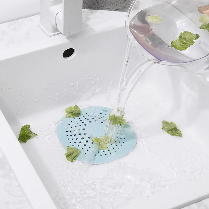

Creative Shower Floor Drain Hair Catcher Stopper Kitchen Sink Filter Plug Anti-clogging Bathroom Floor Drain Cover Sink Strainer
