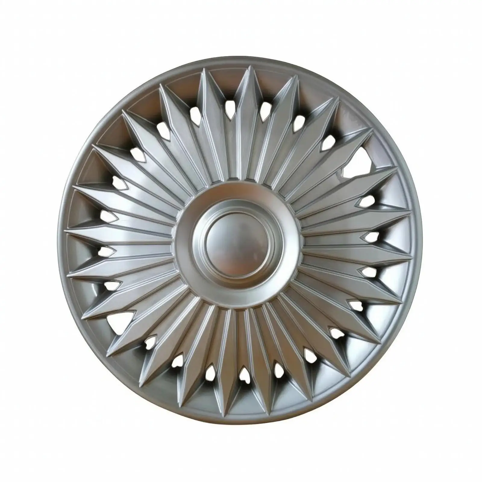 Glossy Hubcap with Multi-Spoke Design | Sporty, Wheel Hubcap, OEM Style, Hub Cap, Drivers
