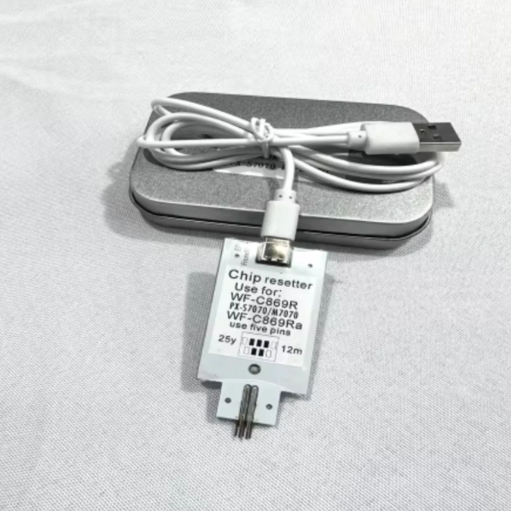 

Смарт-устройство для сброса чипов T9731 T9732 T9733 T9734 T9741 T9742 T9743 T9744 для принтеров Epson WF-C869Ra WF-C869R PX-S7070 M7070 (для картриджей с чернилами)