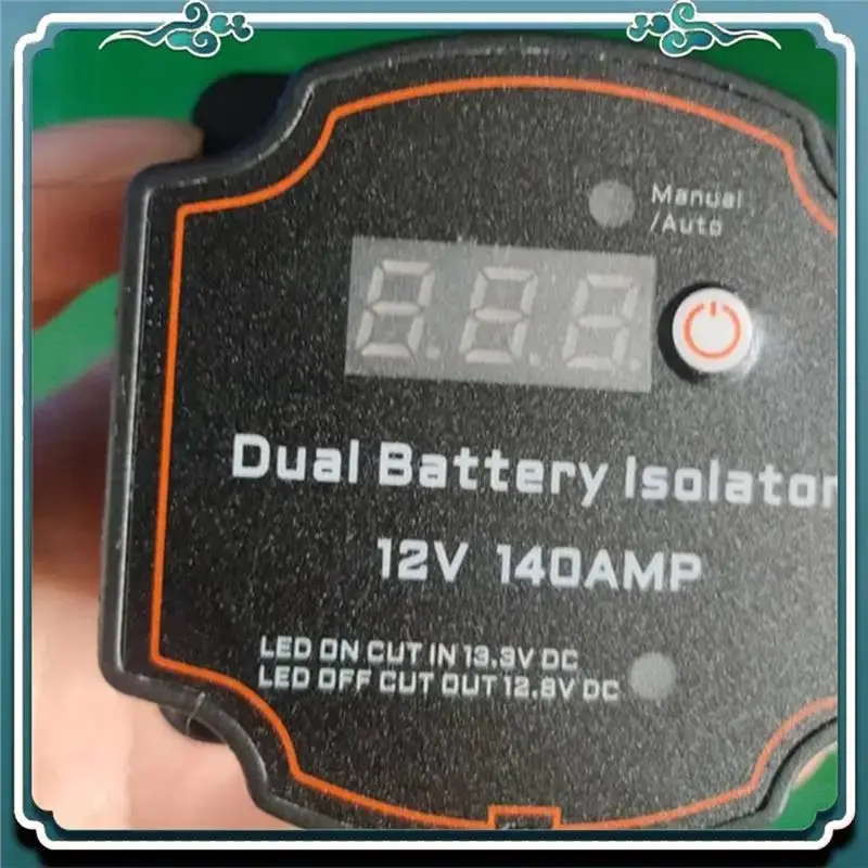 Smart Dual Battery Isolator 12V 140A Digital Voltage Sensitive Relay VSR Split Charge System For Campers Car RV Marine