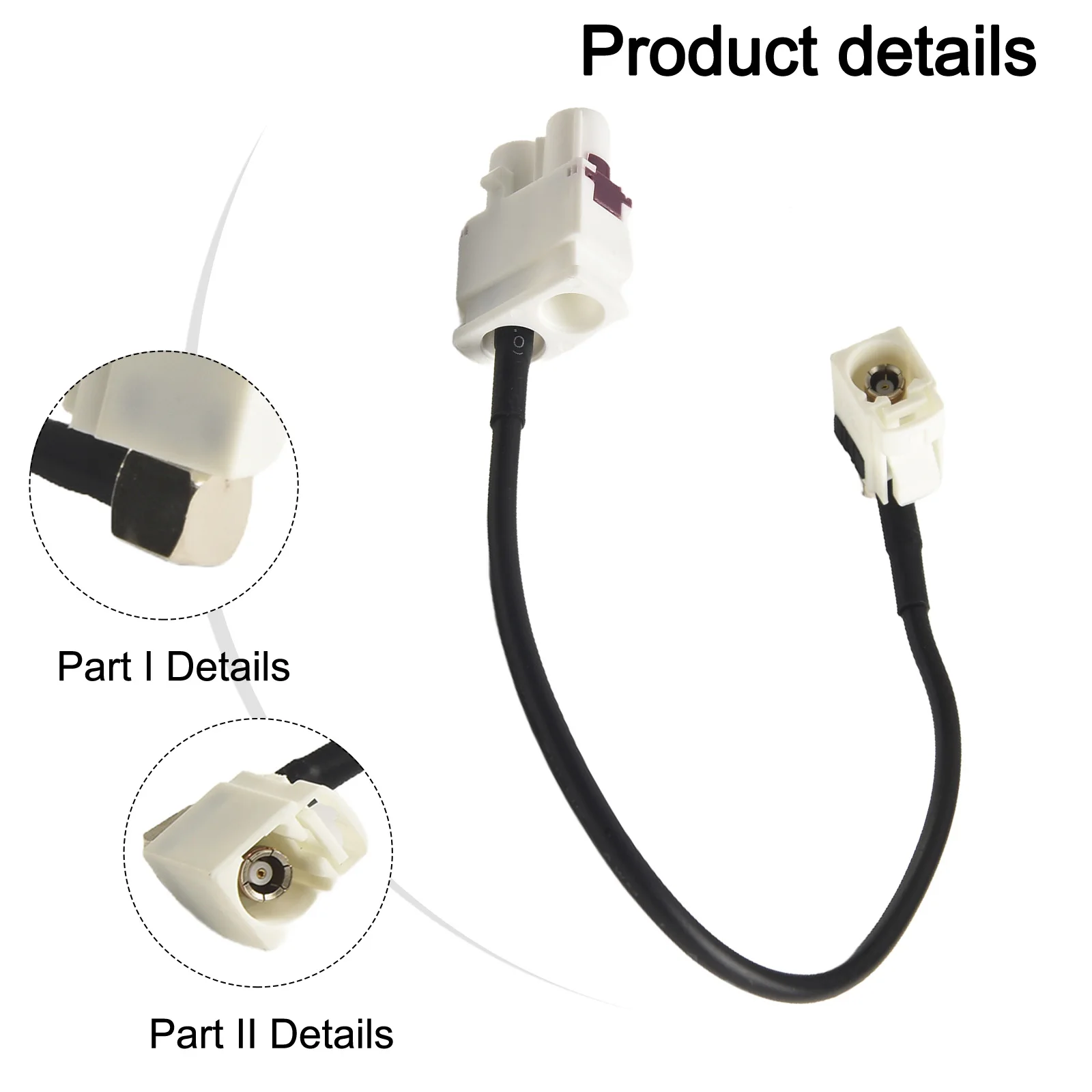 Antena aérea adaptador de antena conector para assento adaptador aéreo rádio do carro rcd510 rcd310 rns510 carro caminhão nenhum