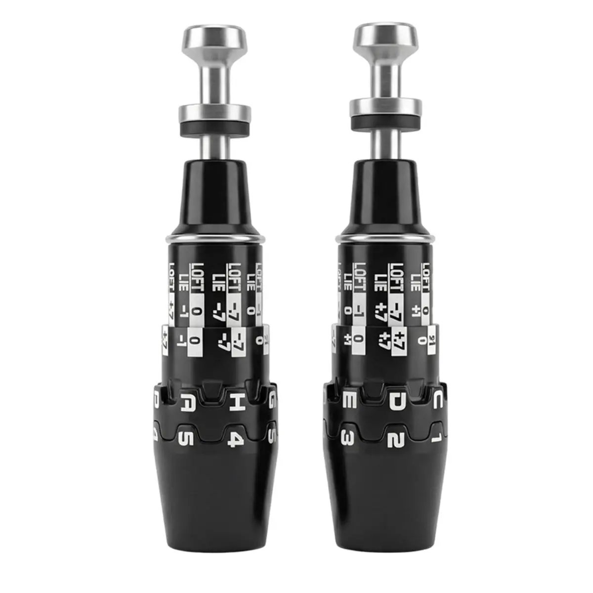 ABPF 2pcs Golf Shaft Sleeve Adapter 0.335 Tip Driver No.1 Club Head Adapter Sleeve for CB DS-ADAPT Right-Handed