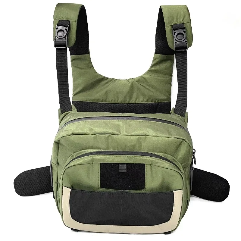 High quality outdoor waterproof tactical bag multi-pocket men's vest bag