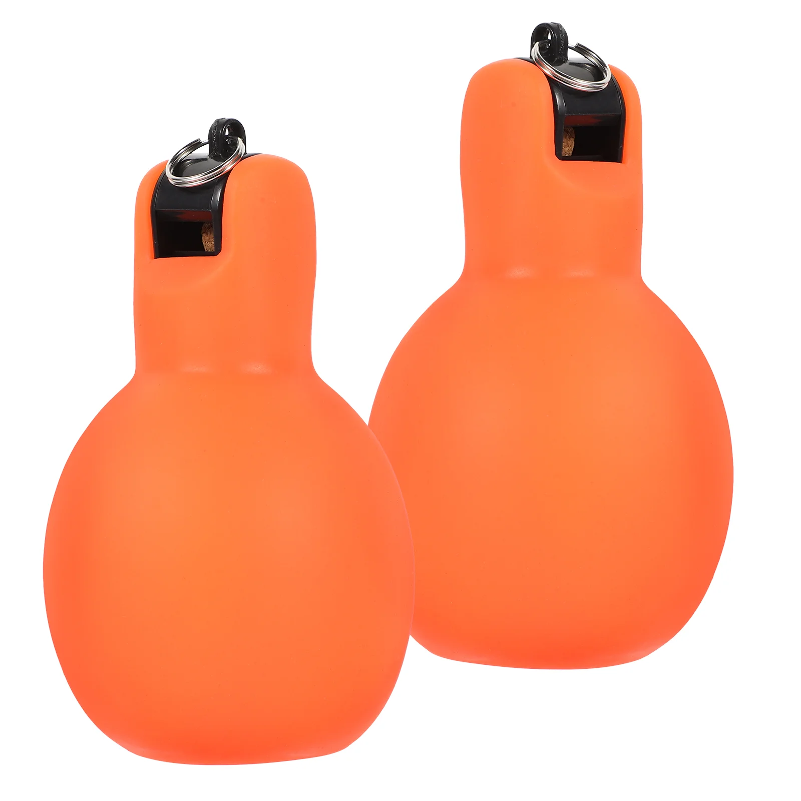 

2 Pcs on Foot Small Whistle Outdoor Travel Sports Whistles Reusable 1100X650X650CM Pvc for Coaches Camping