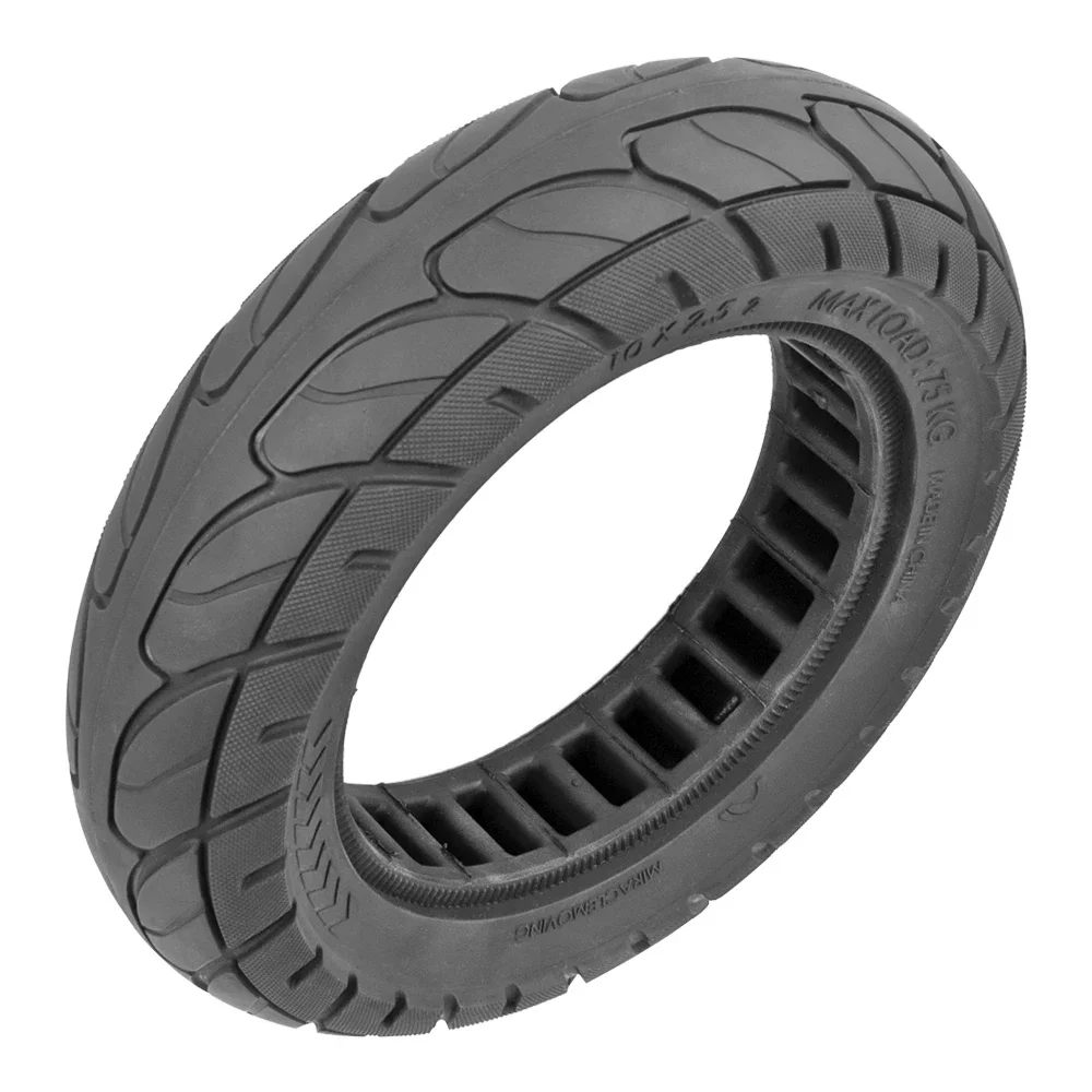 Electric Scooter 10x2.50 Solid Tire Rubber Tyre For Xiaomi M365 Pro 1S Electric Kick Scooter Anti-ExplosionTubeless Tires Parts