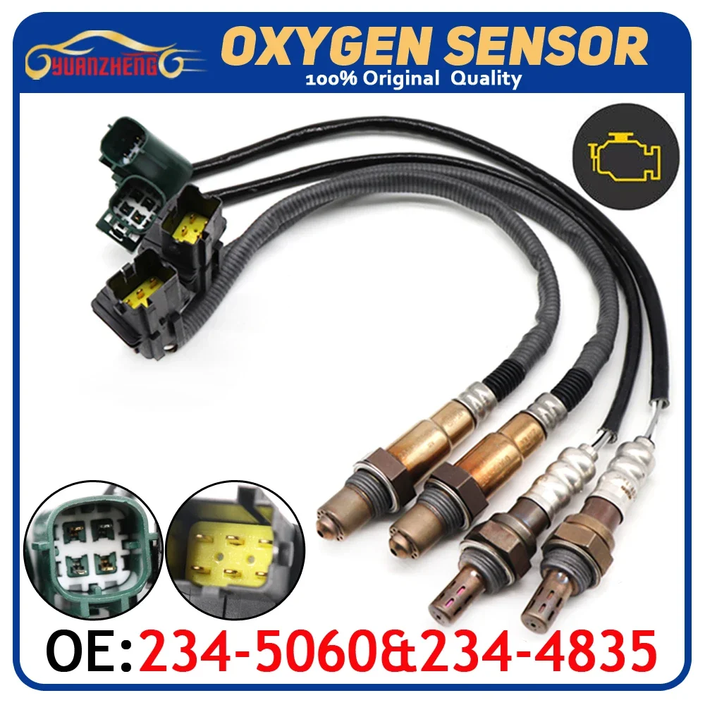 

Car Upstream+Downstream Lambda O2 Oxygen Sensor 234-5060 234-4835 For Infiniti QX56 for Nissan Titan Armada Pathfinder 5.6L