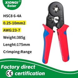 HSC8 6-4A Crimping Pliers Tubular Terminal Crimper Wire Mini Crimper Tools Used for crimping household electrical wires