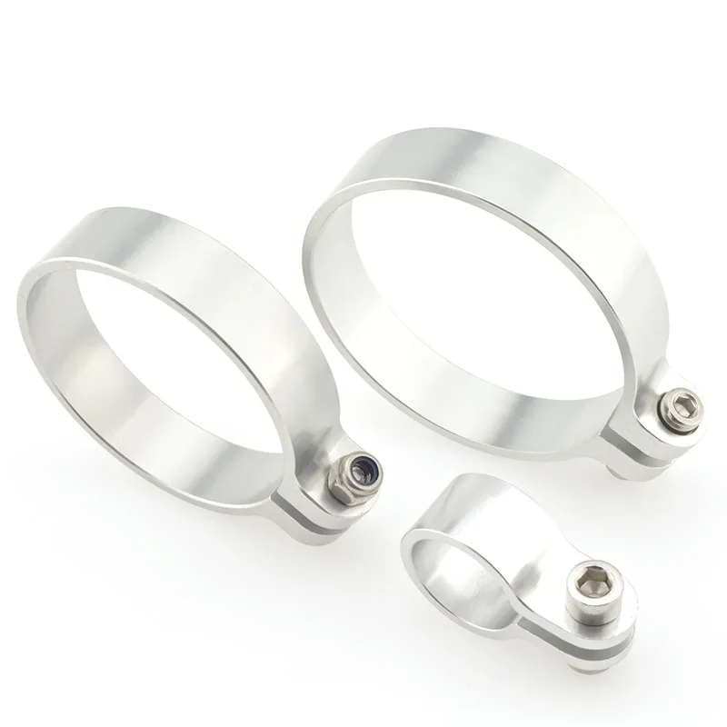 Aluminum Alloy Exhaust Pipe Clamp ID17/45/50mm for Rc Gas Nitro Boat RC Car Parts1pc