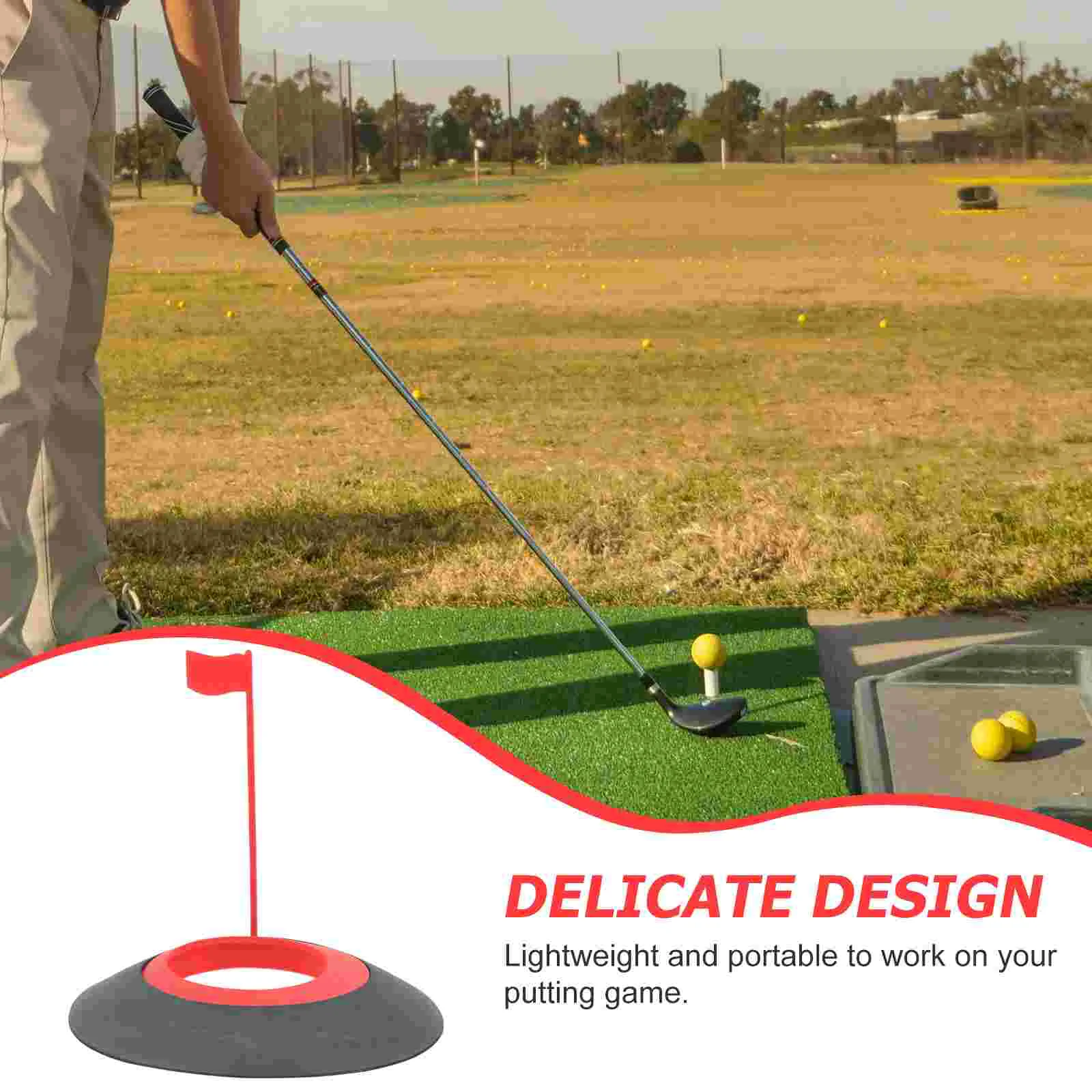 Golf Putting Tools Gadget Cup Hole Practice Cups Tpu Golfs for Accessories