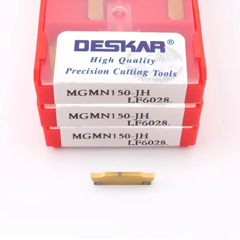 

MGMN150 MGMN200 MGMN250 MGMN300 MGMN400 MGMN500 F JH LF6028 DESKAR Carbide Insert CNC Grooving Turning Tool for Steel