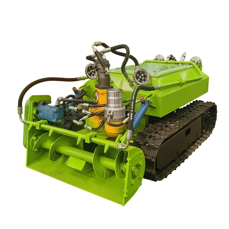

Underwater dredging robot pipeline culvert silt sludge cleaning remote control automatic sludge cleaning machine