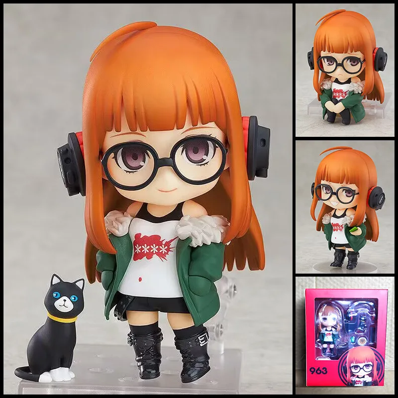 Q-Version 2706 Akechi Goro 989 Amamiya Ren 963 Sakura Futaba 2263 Kasumi ‌ Figur-Set PERSONA Spiel Bewegliche Modellpuppen Spielzeug Geschenk – Detail 4