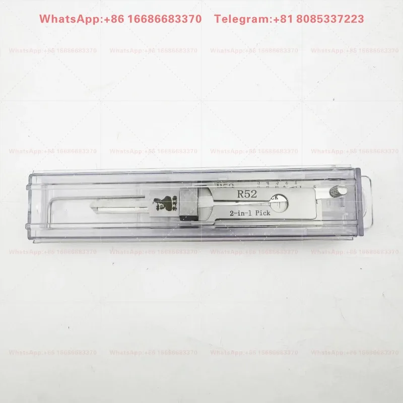 Lishi 2 in 1 Tool SS001 SS002 SS002R pro R52 KW1 KW5 SC1 SC4 SC20 M1/MS2 AM5 TE2 Locksmith Tools for Home Door Civil Locks