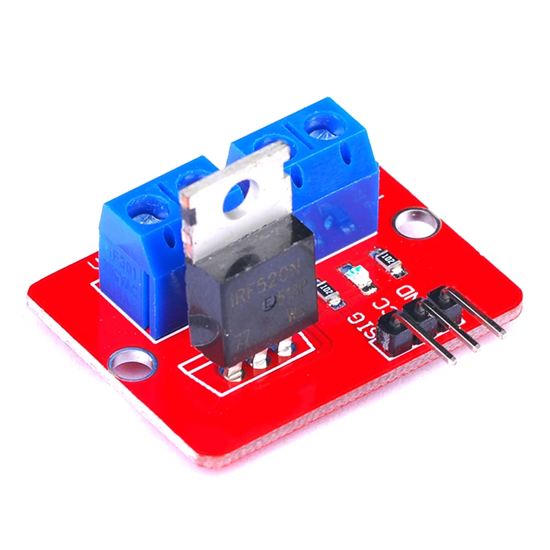 0-24 В верхняя кнопка Mosfet IRF520 модуль драйвера MOS для Arduino MCU ARM Raspberry pi