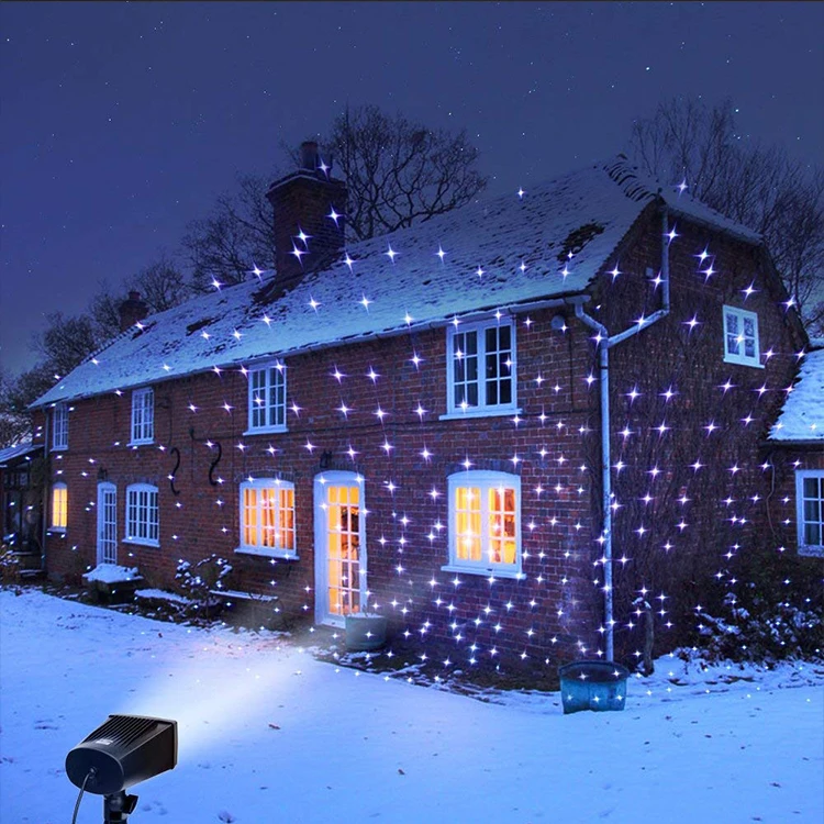 

7 Colors Star Sparkling Laser Light Christmas Decorative Projector Outdoor&Indoor