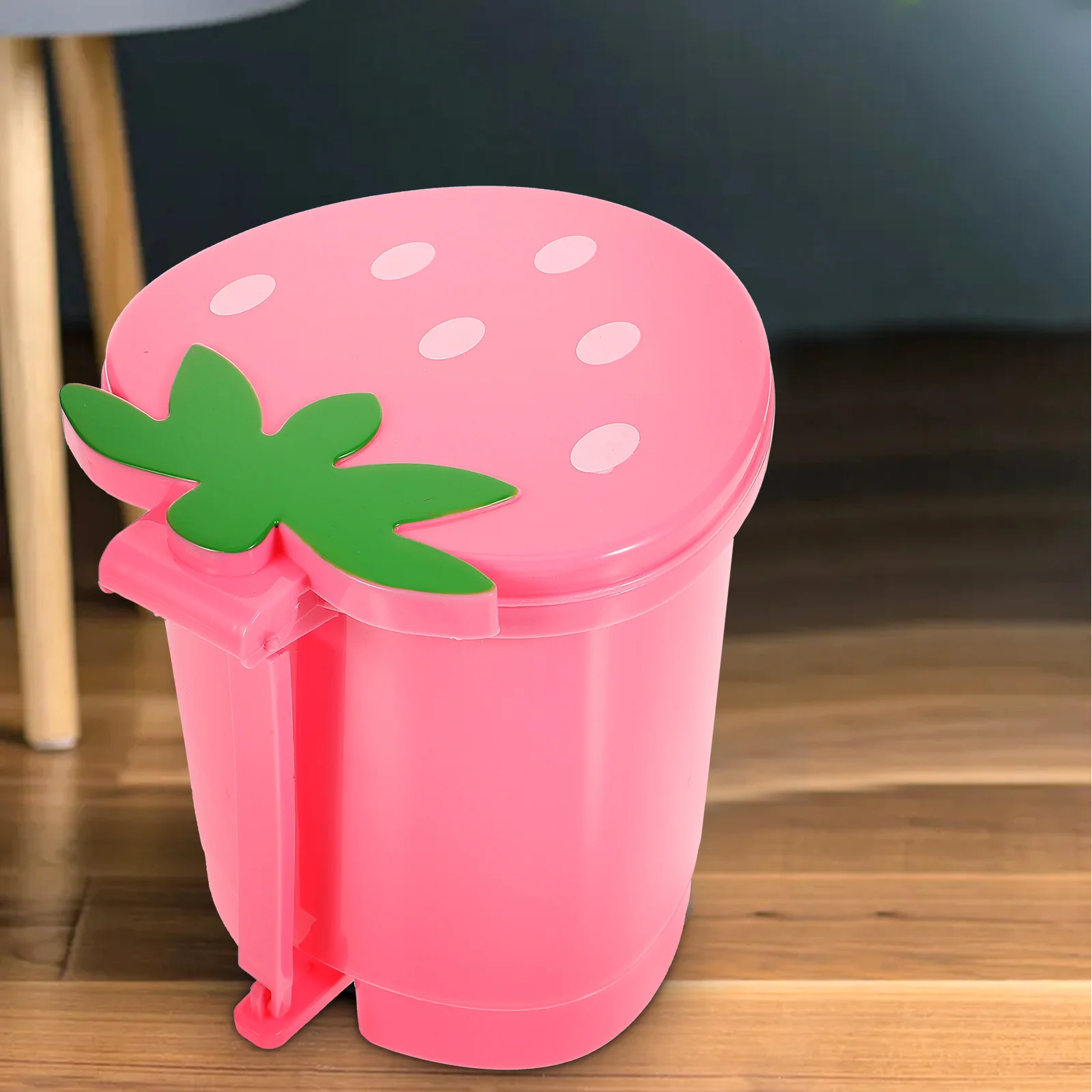 Desktop Trash Can Pink Garbage for Bedroom Creative Bin Home Office Bedside Wastebasket Animal Girl