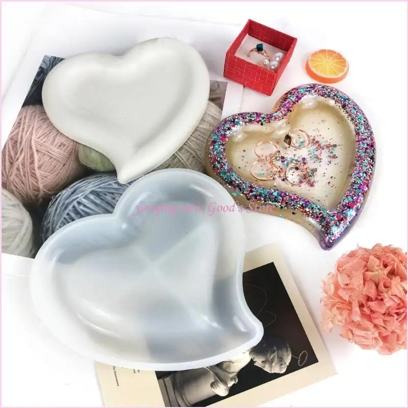 57QA لتقوم بها بنفسك الايبوكسي كريستال الذكرى 3 أنماط صندوق تخزين الحاويات الزخرفية قوالب لخواتم صينية تخزين المجوهرات ديكور